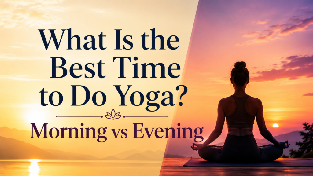 What Is the Best Time to Do Yoga? Morning vs Evening