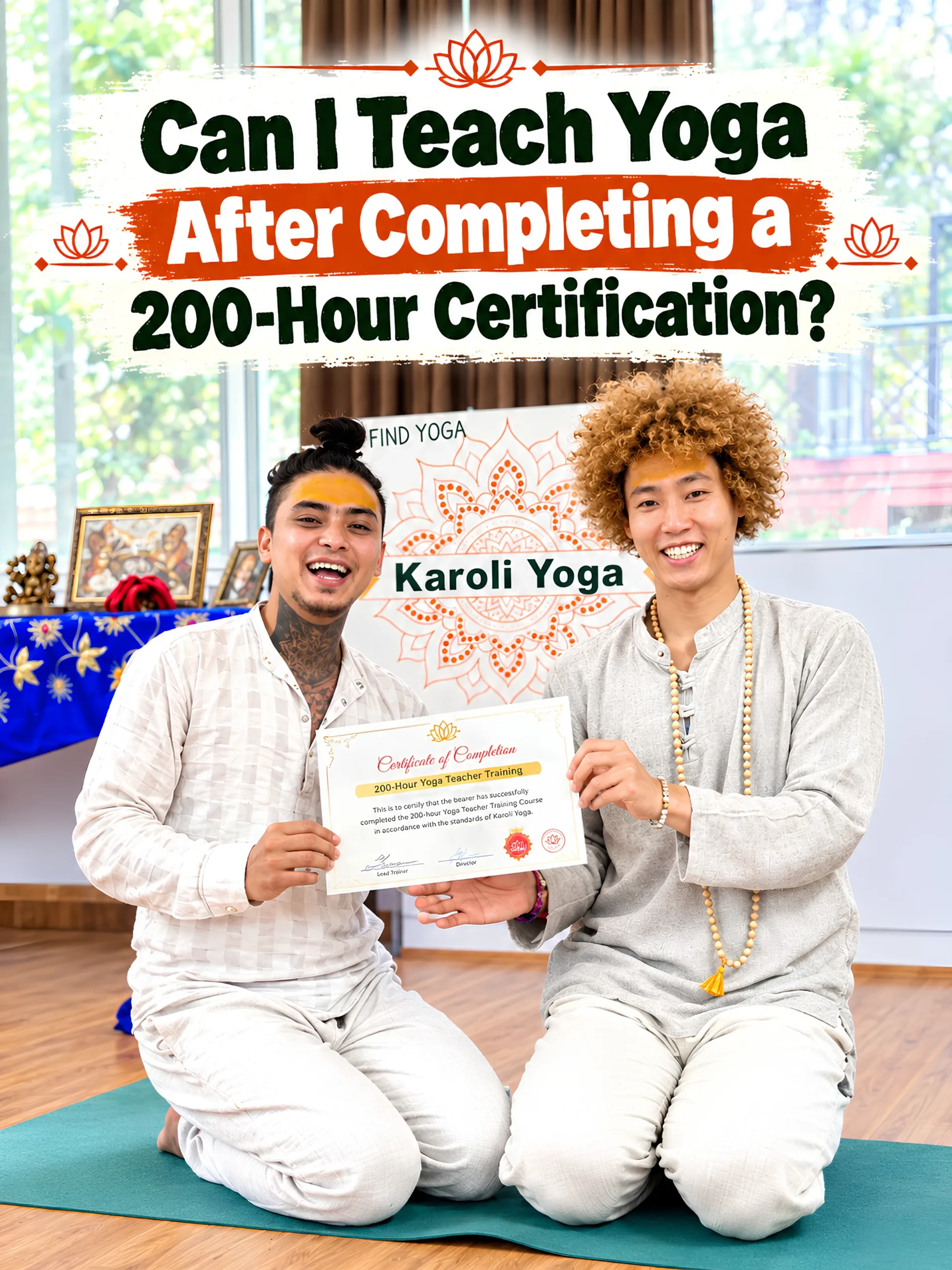 Can I Teach Yoga After Completing a 200-Hour Certification?